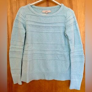 Light Blue LOFT Sweater